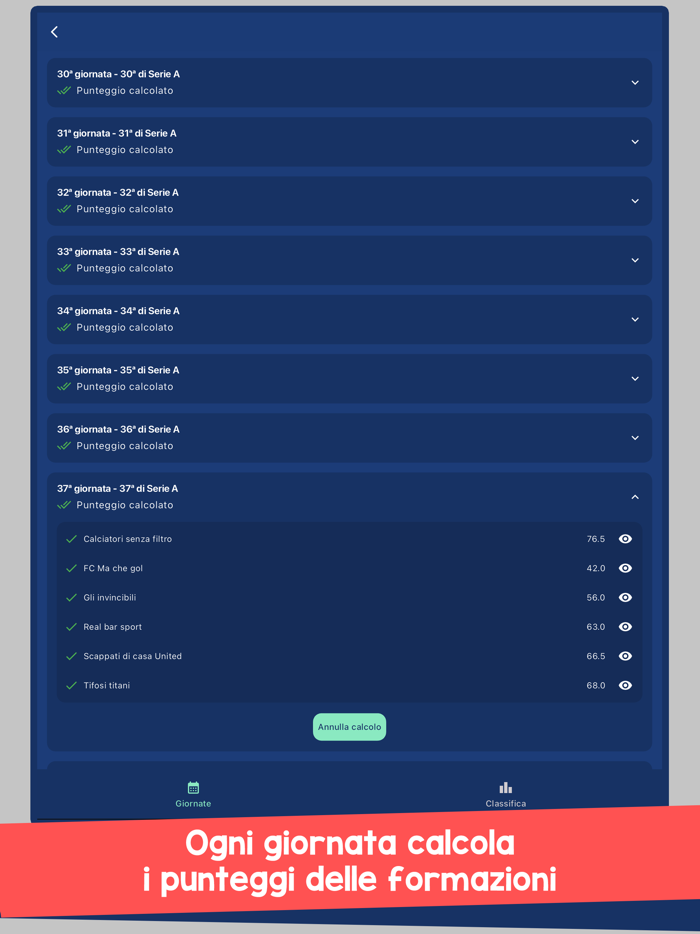 Gestore Asta Fantacalcio