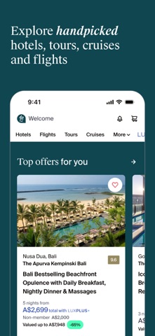 Luxury Escapes: Travel Deals screenshot
