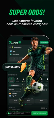 7Games™ Bet, Cassino & Apostas App Store preview screenshot 3