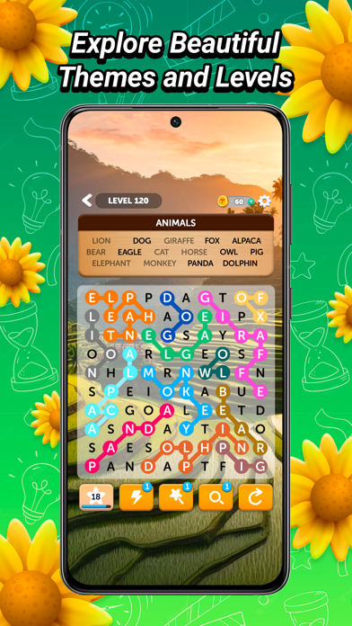 Screenshot 4 of Word Weave Zig Zag Word Search App