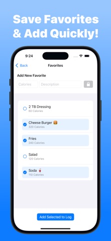 Quick Calories Counter screenshot