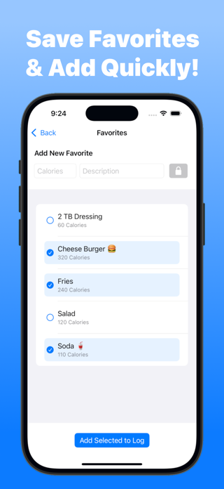 Quick Calories Counter Screenshot 3 of 4