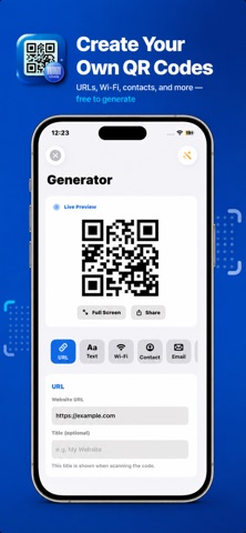 QR & Barcode Reader pro iPhone screenshot