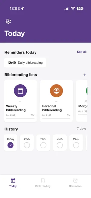 Bible.Reading.Tracker screenshot 1