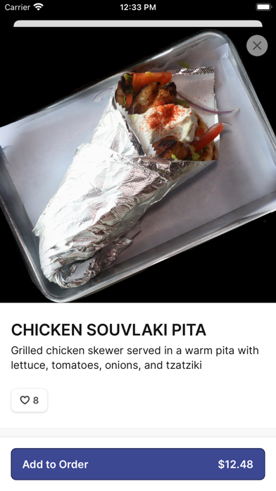 Twisted Greek iPhone screenshot 4 - Food & Drink app