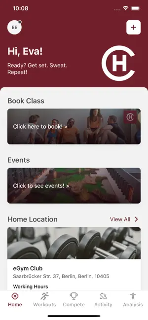 Charlottehaven Health Club screenshot 2