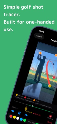 Golf Ball Tracer: Trace Shot Screenshot 1 of 3