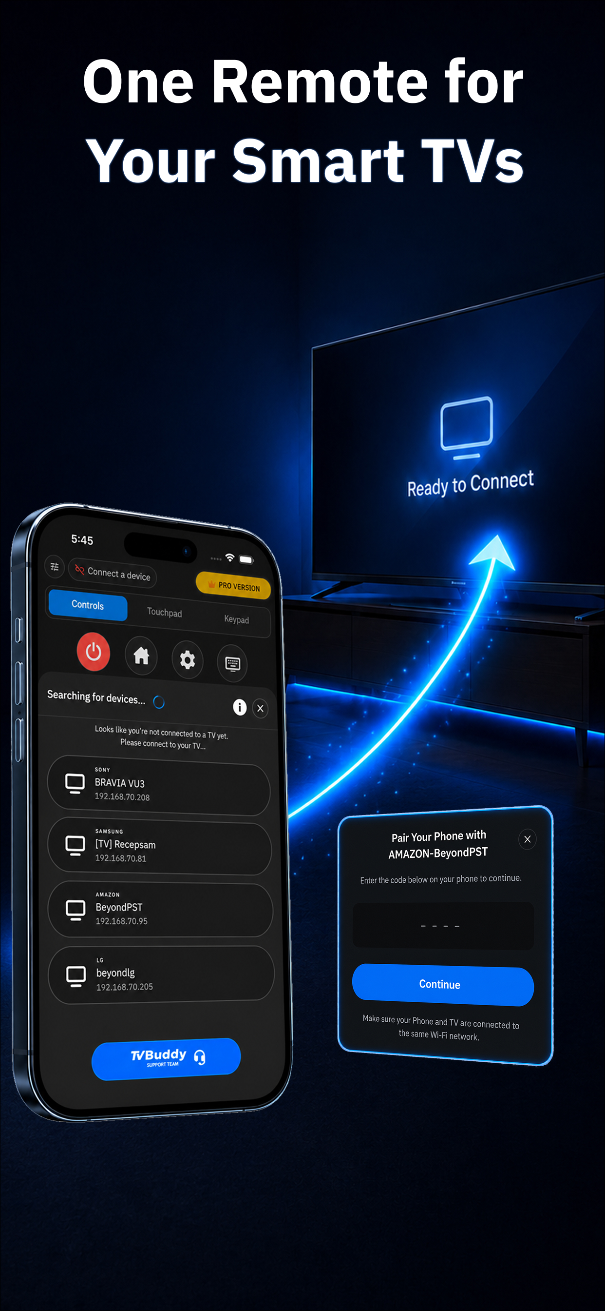 Universal TV Remote - TVBuddy screenshot 2