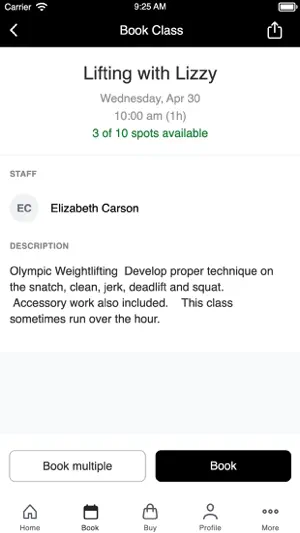 Concept Fitness screenshot 3