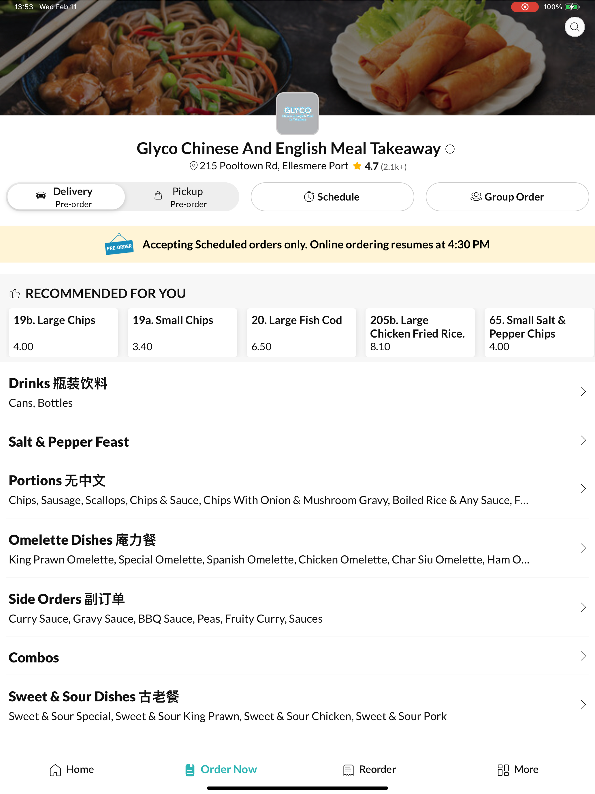 Glyco Chinese And English Meal