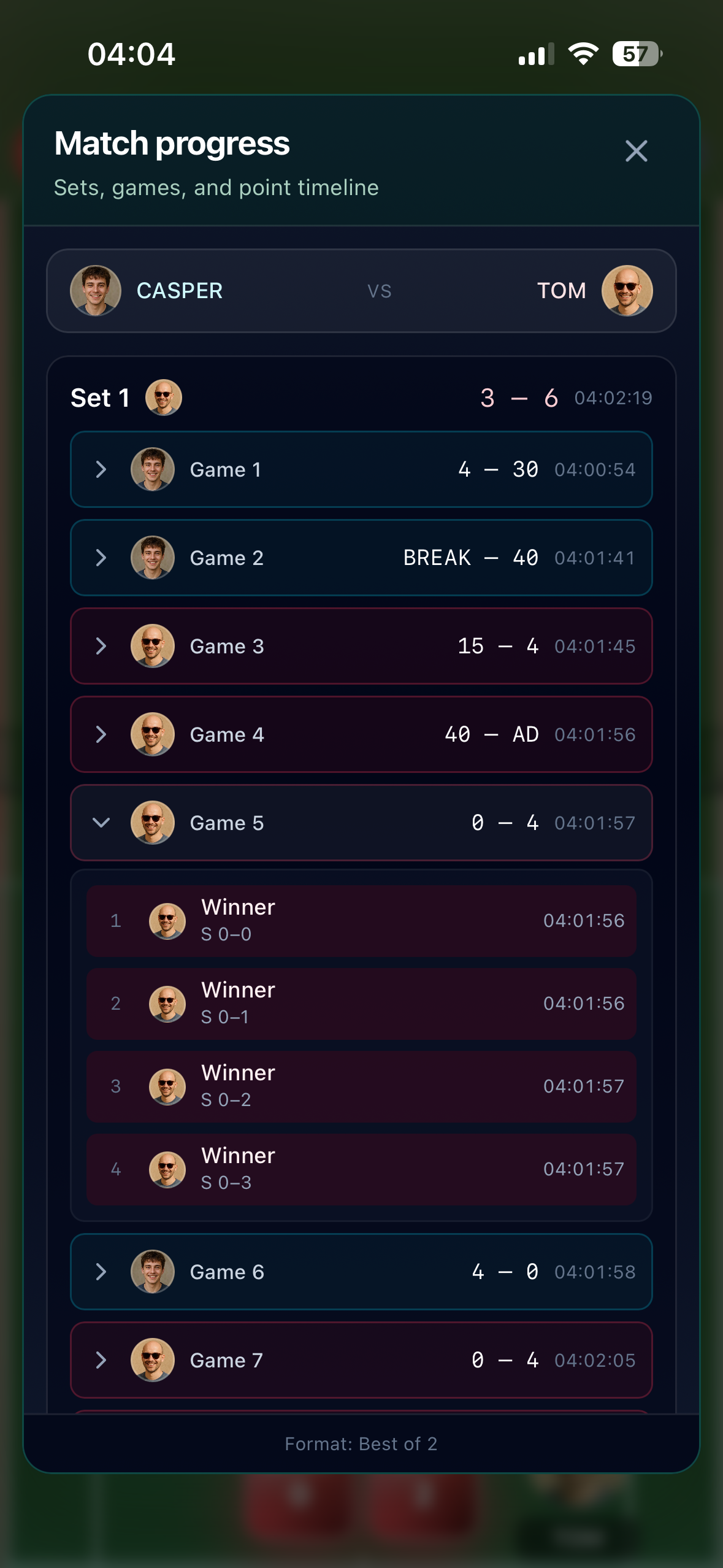 Tennis Counter: Score Tracker screenshot 9