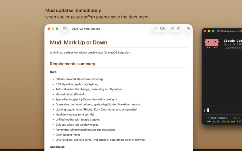 Mud: Mark Up or Down screenshot