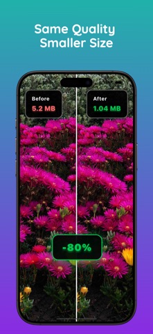Compress photos Image resizer screenshot