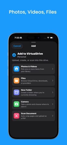 VirtualDrive - Cloud & Backup Screenshot 2 of 5