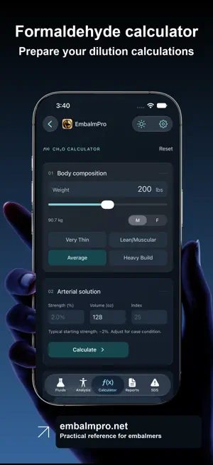 EmbalmPro screenshot 2