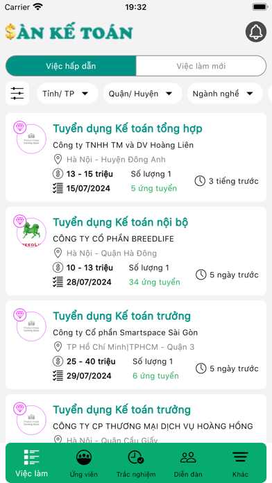 Sanketoan.vn - Săn kế toán Screenshot
