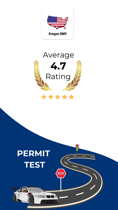 Oregon DMV Permit Practice Screenshot