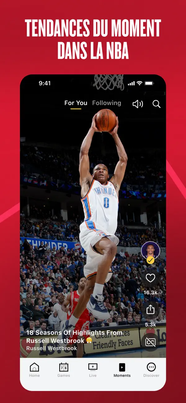 Screenshot #3 pour NBA Officiel : basket en live