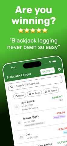 Blackjack Logger Screenshot 1 of 6