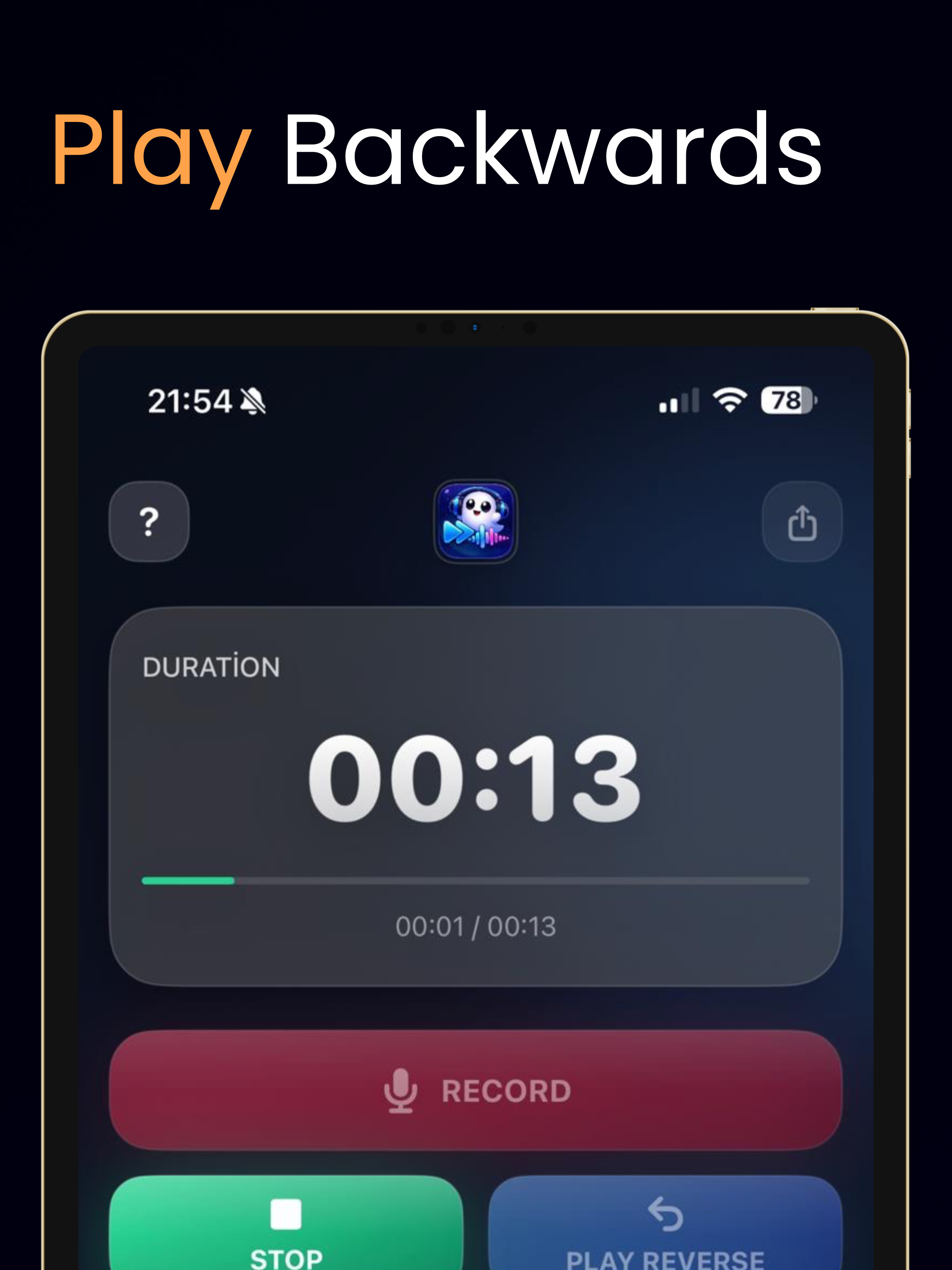 Reverse Audio: Play Backward screenshot 9