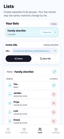 Name Party Screenshot 6 of 7