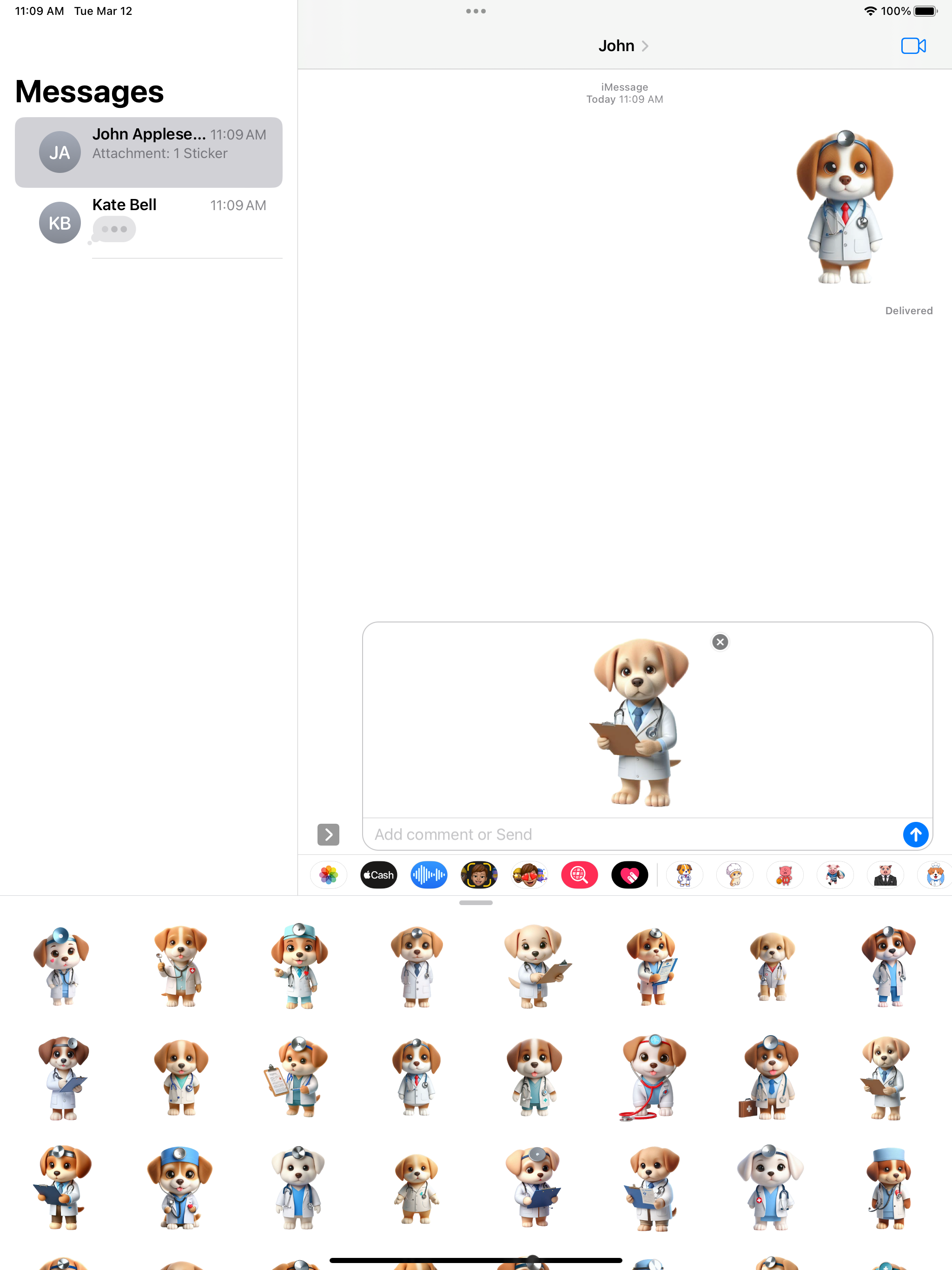 Puppy Doctor Stickers