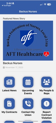 Backus Nurses iPhone screenshot