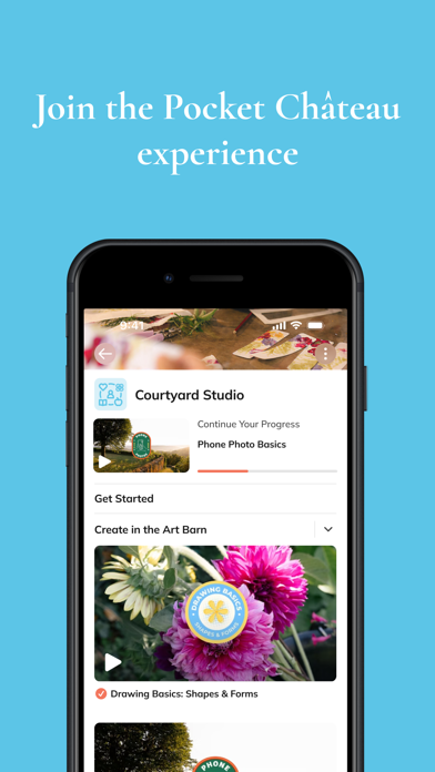 Camp Château iPhone screenshot 3 - Social Networking app