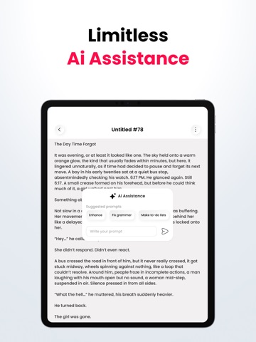 VoiceToNotes AI: Voice to Text iPad screenshot