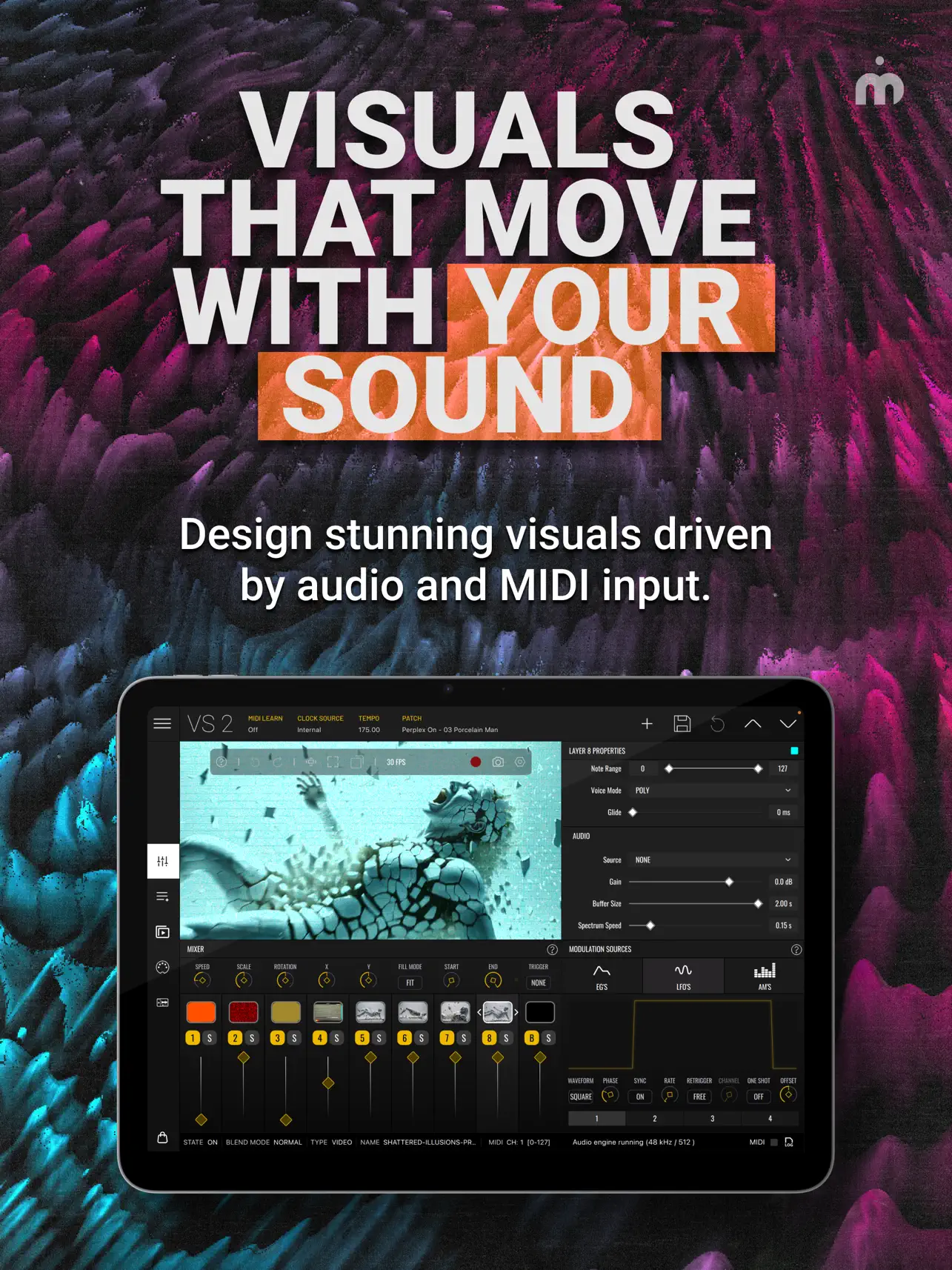 #1. VS - Visual Synthesizer 2 (iOS) 由: Imaginando Lda