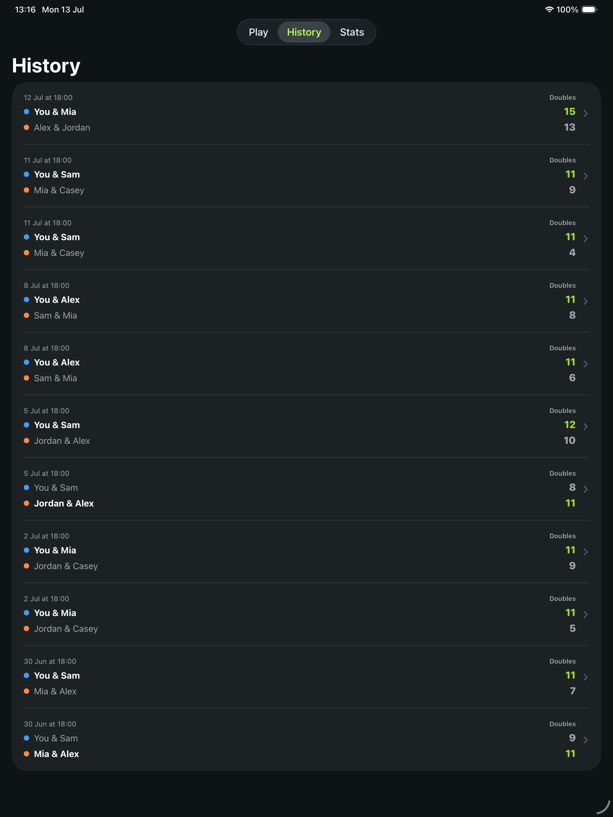 DinkScore – Pickleball screenshot 7