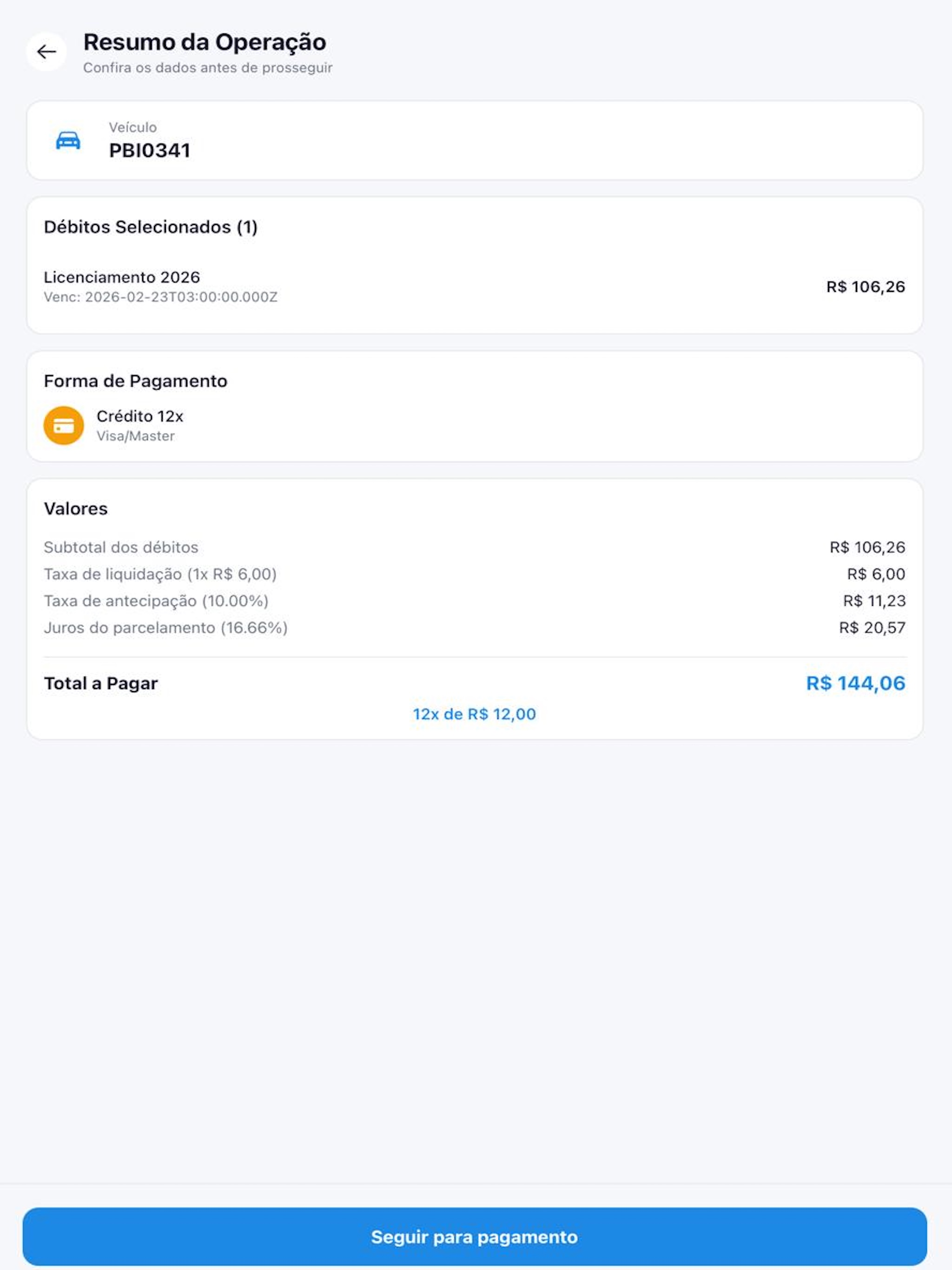 PlacaPay - Débitos Veiculares screenshot 11
