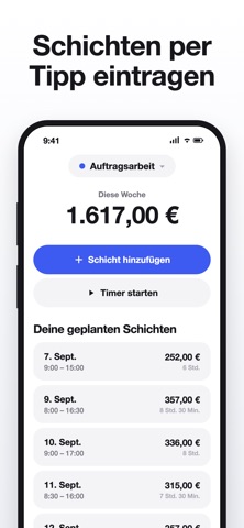 Stundenzettel: Timelog — Screenshot 2