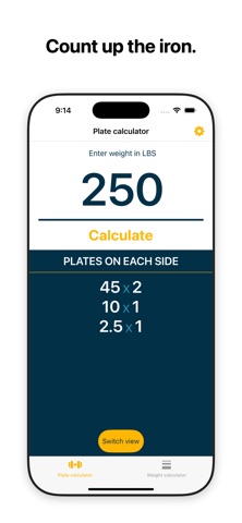 Barbell Calculator – Gym Math screenshot