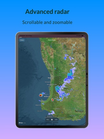 Better Weather Australia iPad screenshot