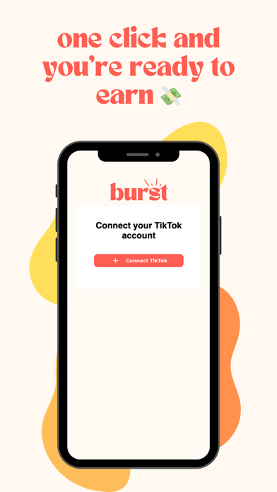 Burst - Get paid for views iPhone screenshot 4 - Social Networking app
