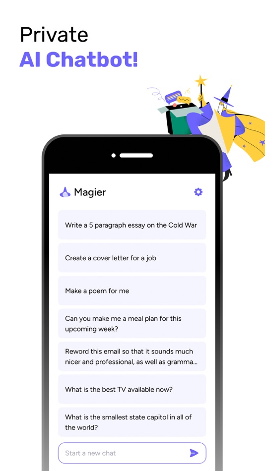 #1. Magier - Private & Secure AI (iOS) 由: Magier LLC