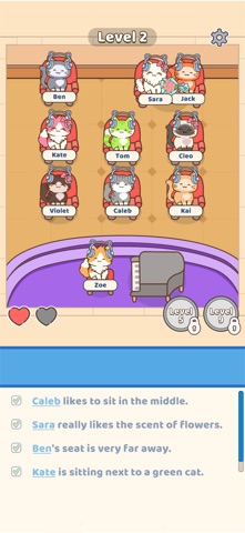 Catty Seats iPhone screenshot