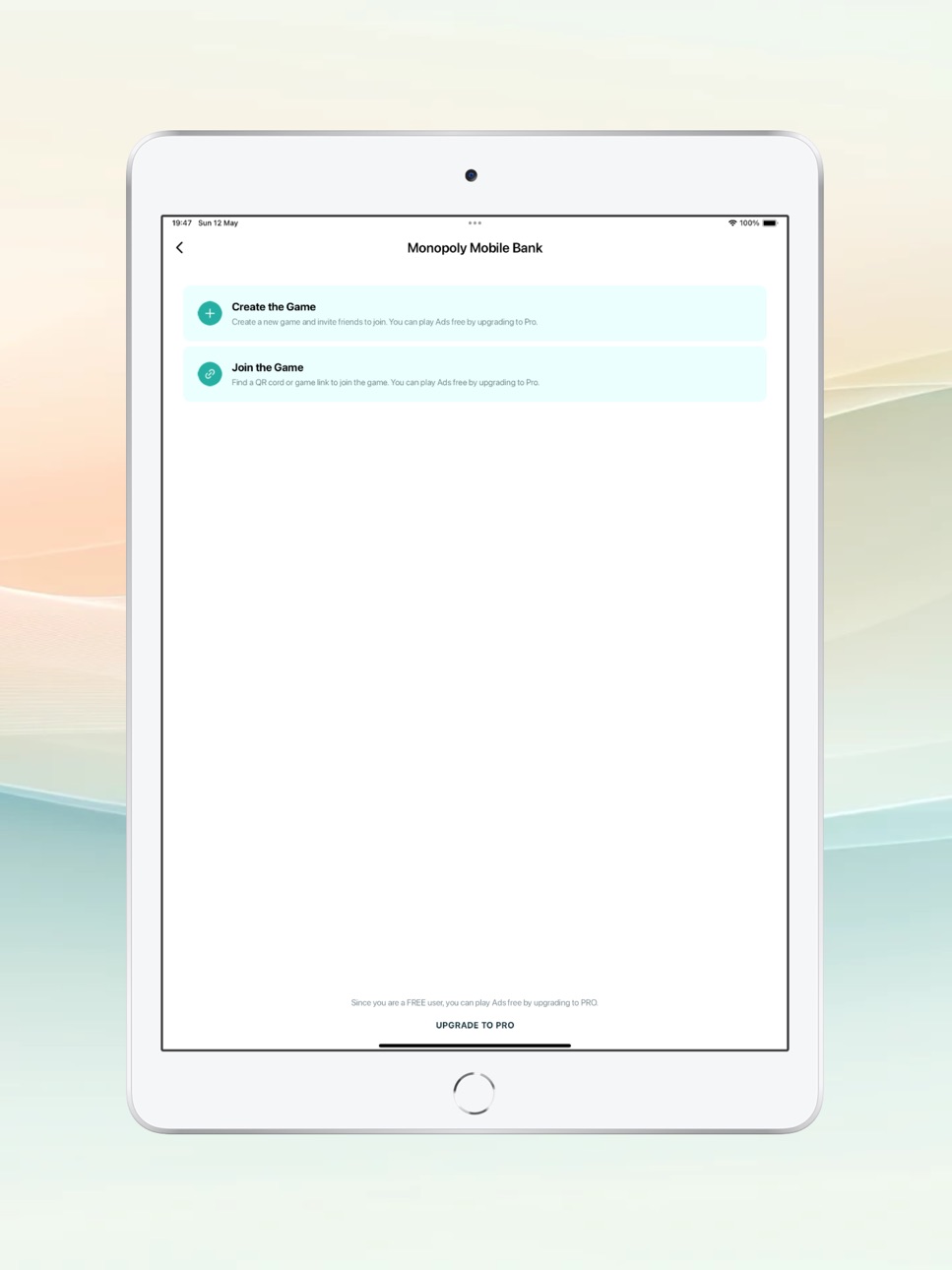 iPad screenshot