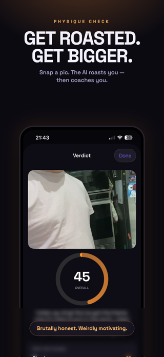 Strongbro: AI Workout Tracker Screenshot 6 of 7