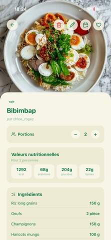 MealPlanner - Recettes & Repas iPhone screenshot