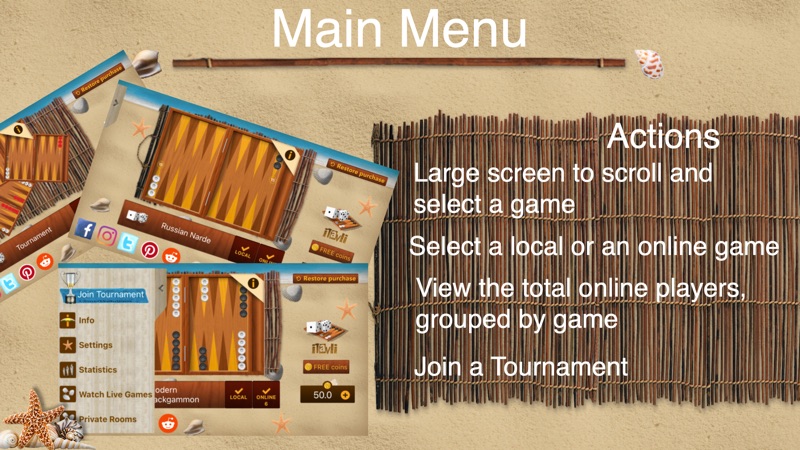 iTavli-Best backgammon game screenshot 1
