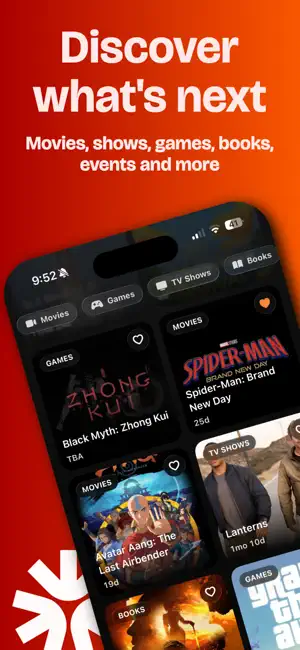 lft: movies, games, books, tv screenshot 1