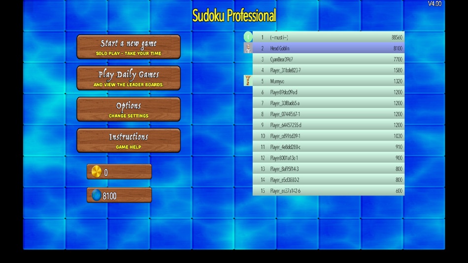 #3. Sudoku Professional (iOS) 由: Chris Guyler