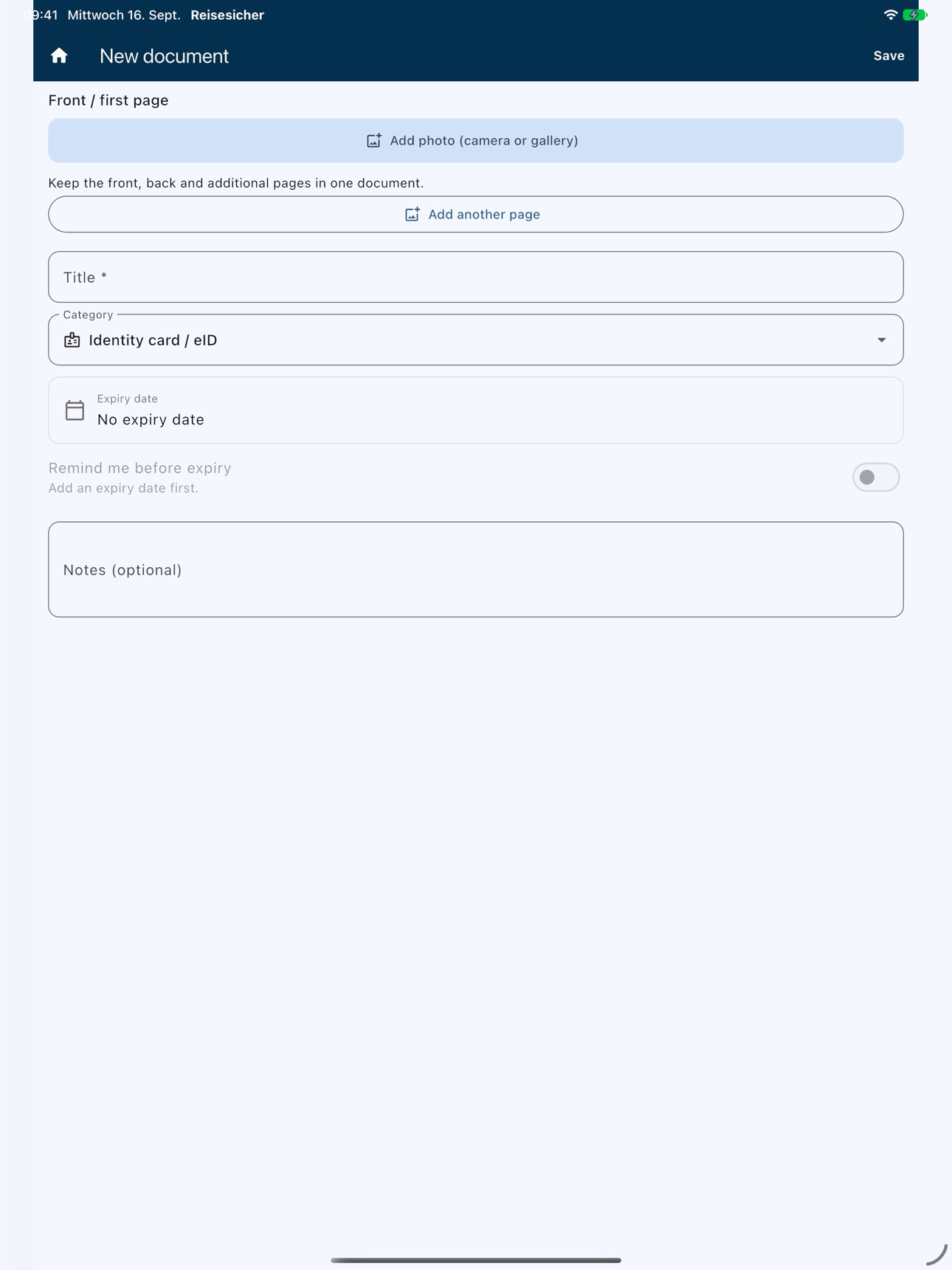 Screenshot 12 of Reisesicher – Travel Organizer