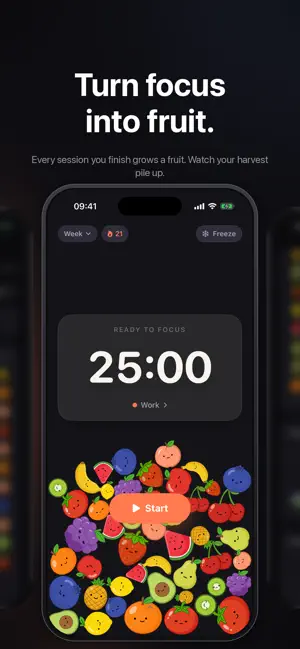 Fruitsful: Pomodoro Timer screenshot 1