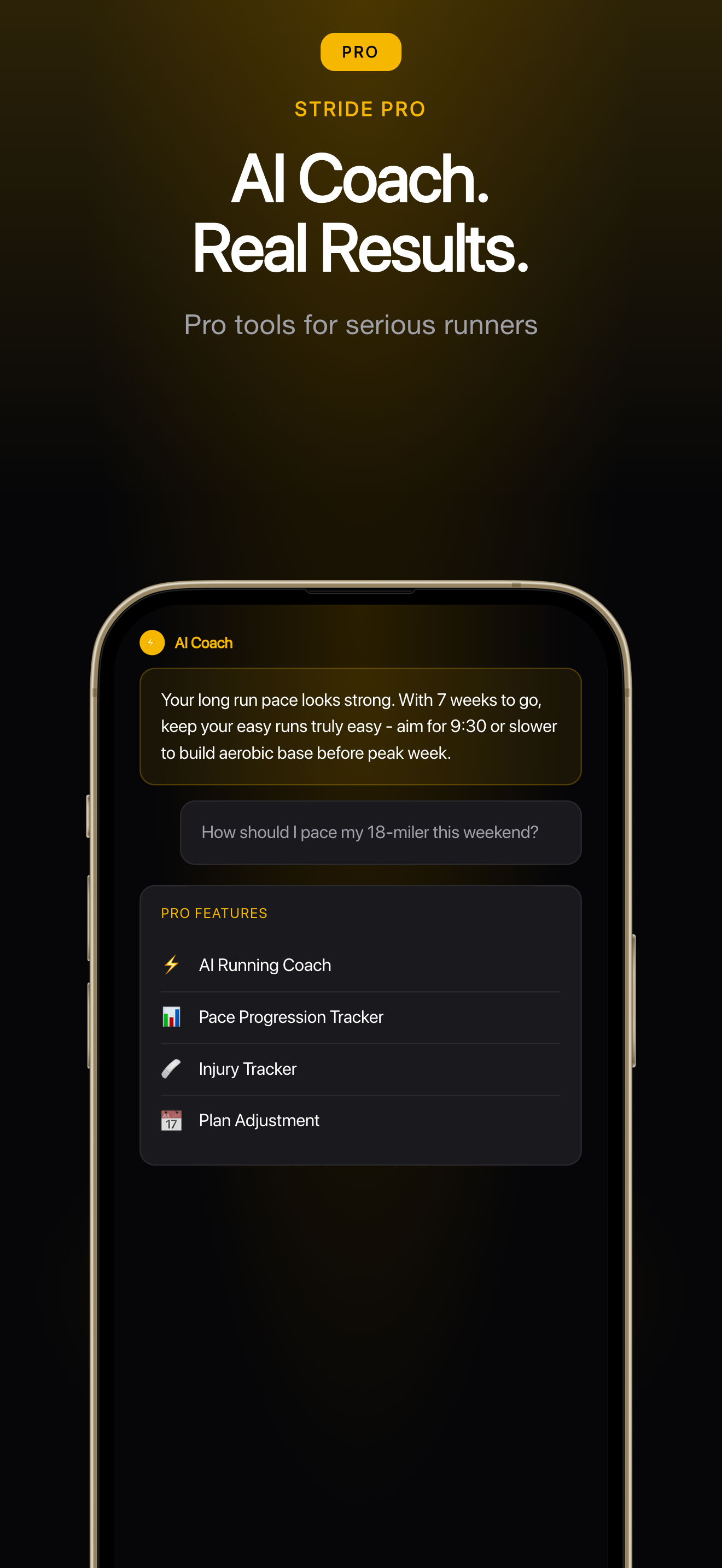 Marathon Running Plan - Stride screenshot 5