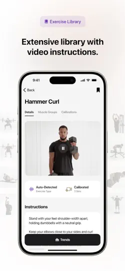 Скриншот Motra AI Workout Fitness Coach на iPhone 6