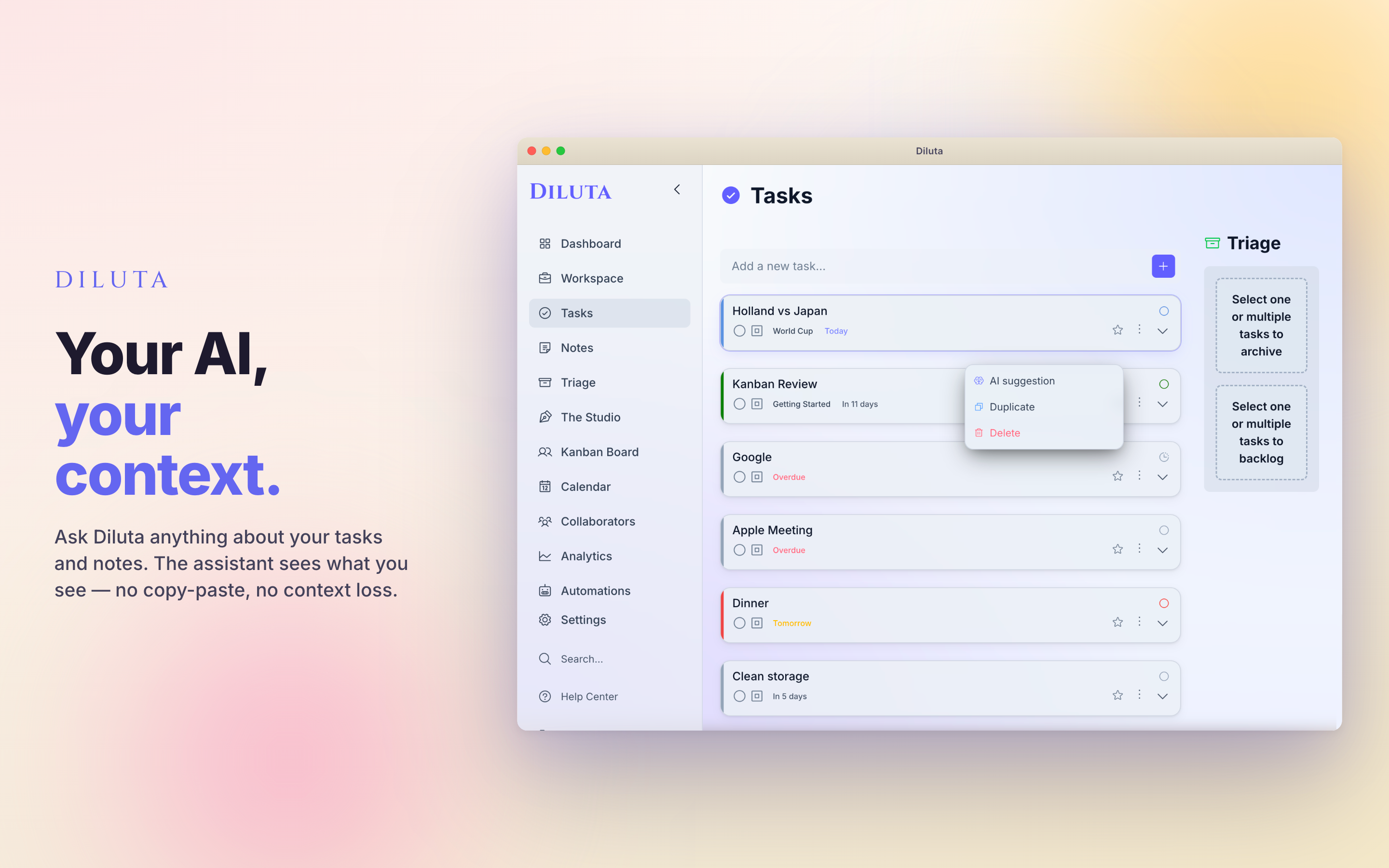 Diluta:To-Do List & Calendar screenshot 18