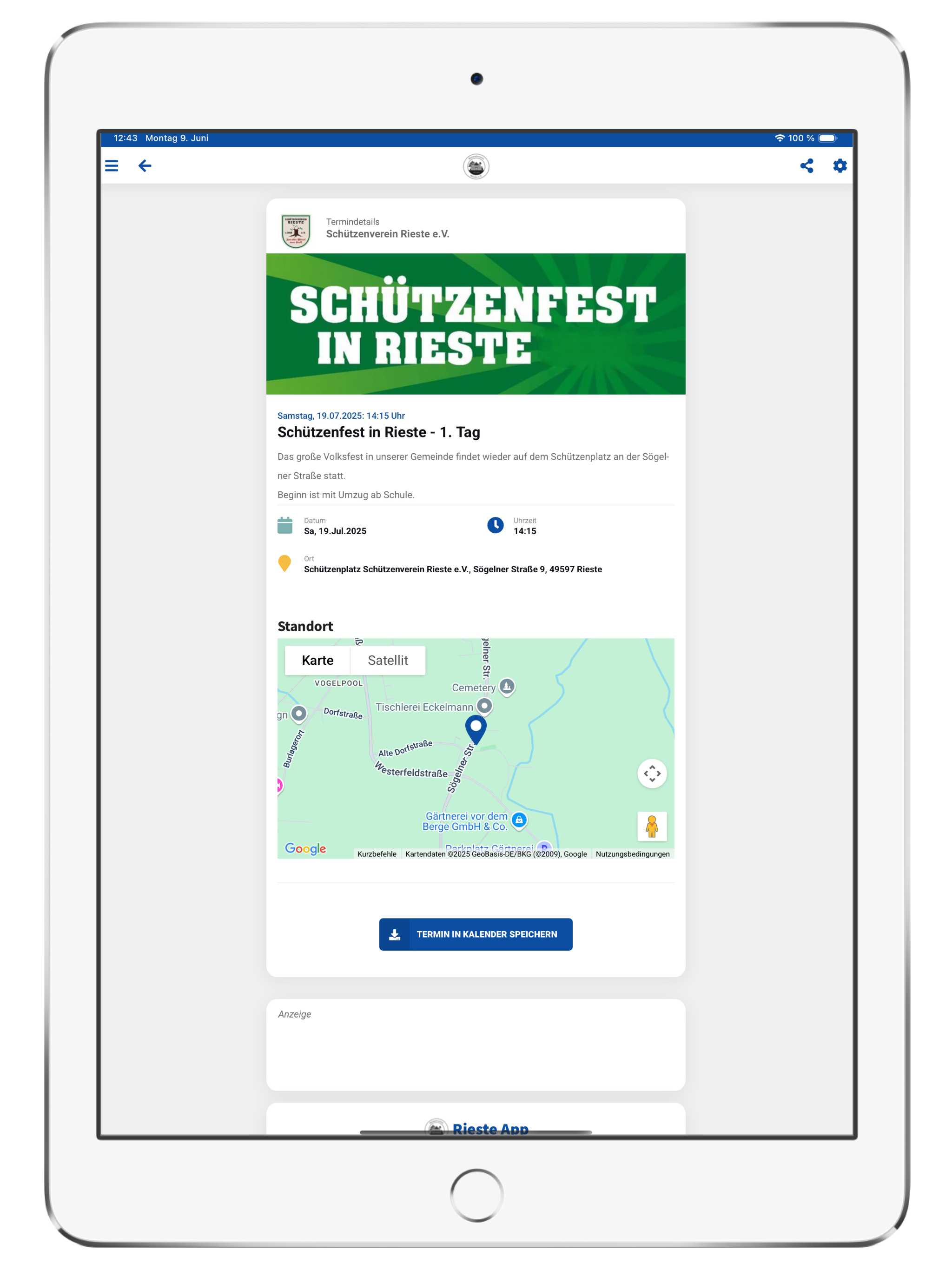 Rieste am Alfsee-App